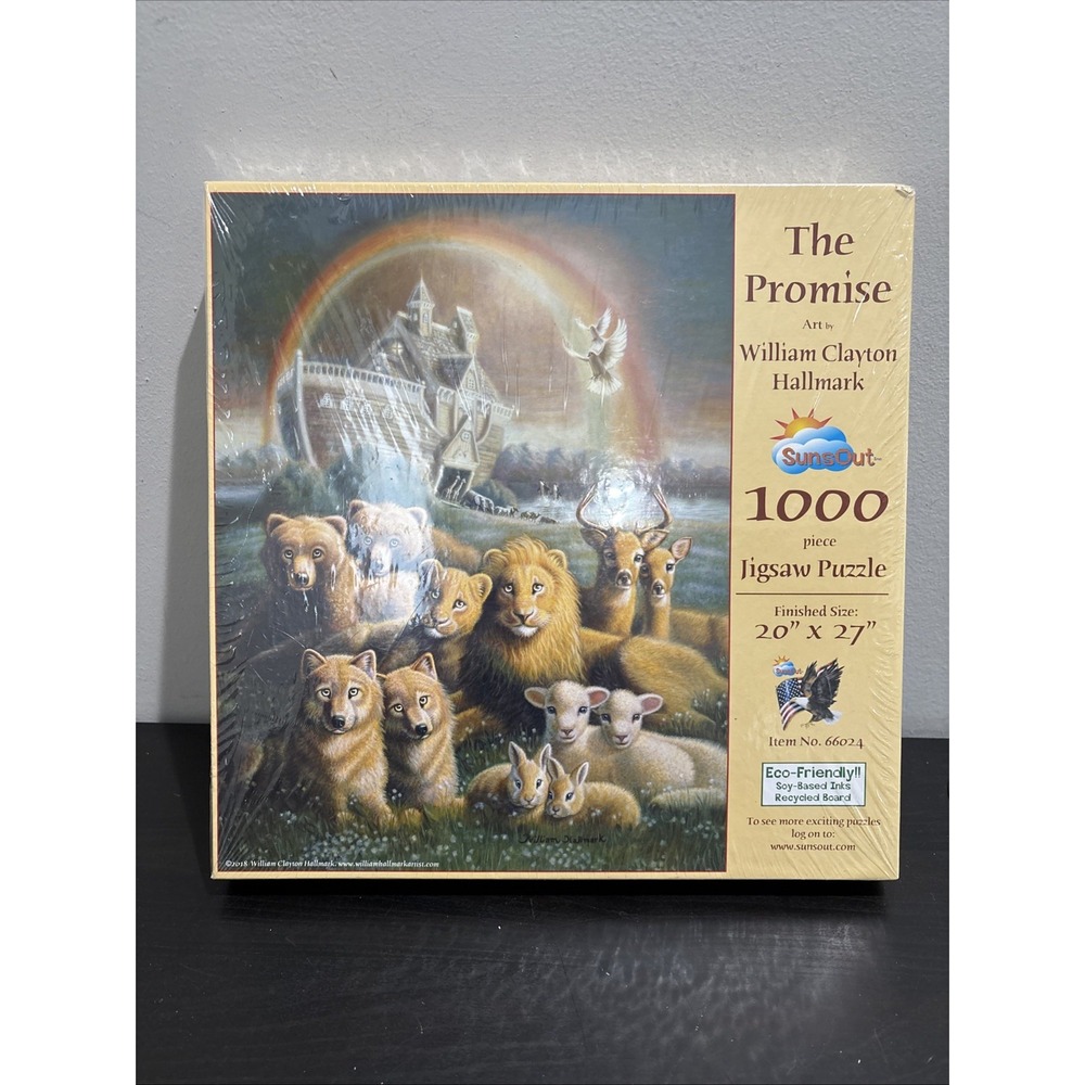 The Promise Puzzle By William Clayton Hallmark, 1000 Pieces, Sunsout, 20x27 NEW